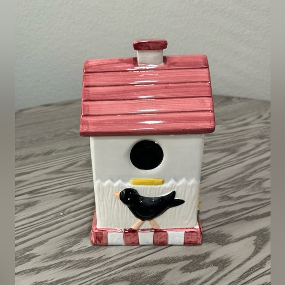 Vintage BICO Intetnational Ceramic Bird House Cookie Jar - Picture 2 of 4